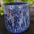 Ceramic Cylinder Pot - Cobalt