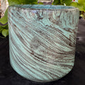 Ceramic Cylinder Pot - Mint