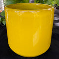 Ceramic Cylinder Pot - Yellow